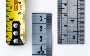 tape measures millimetres